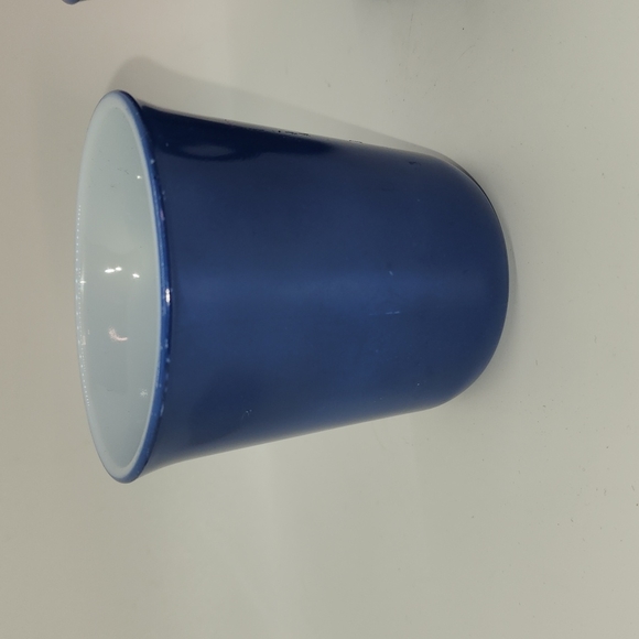 Pair of vintage Pyrex D-Handle mugs colonial blue - Picture 7 of 9